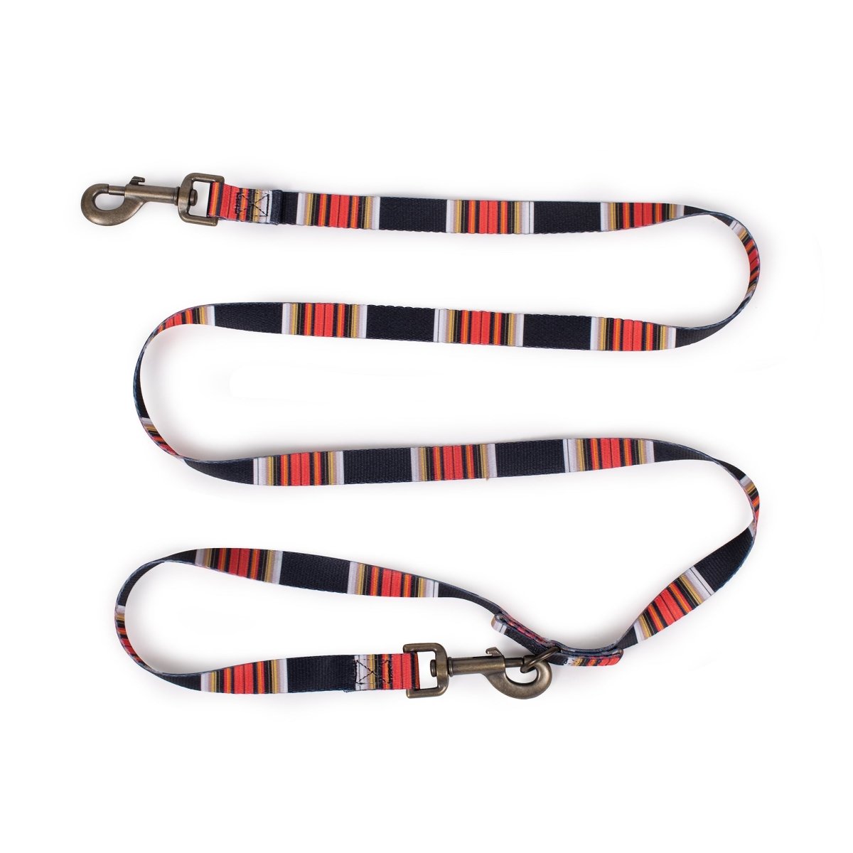 Pendleton National Park Adventure Leash | Recycled Polyester Dual-Snap Lead with D-Ring — Made in USA