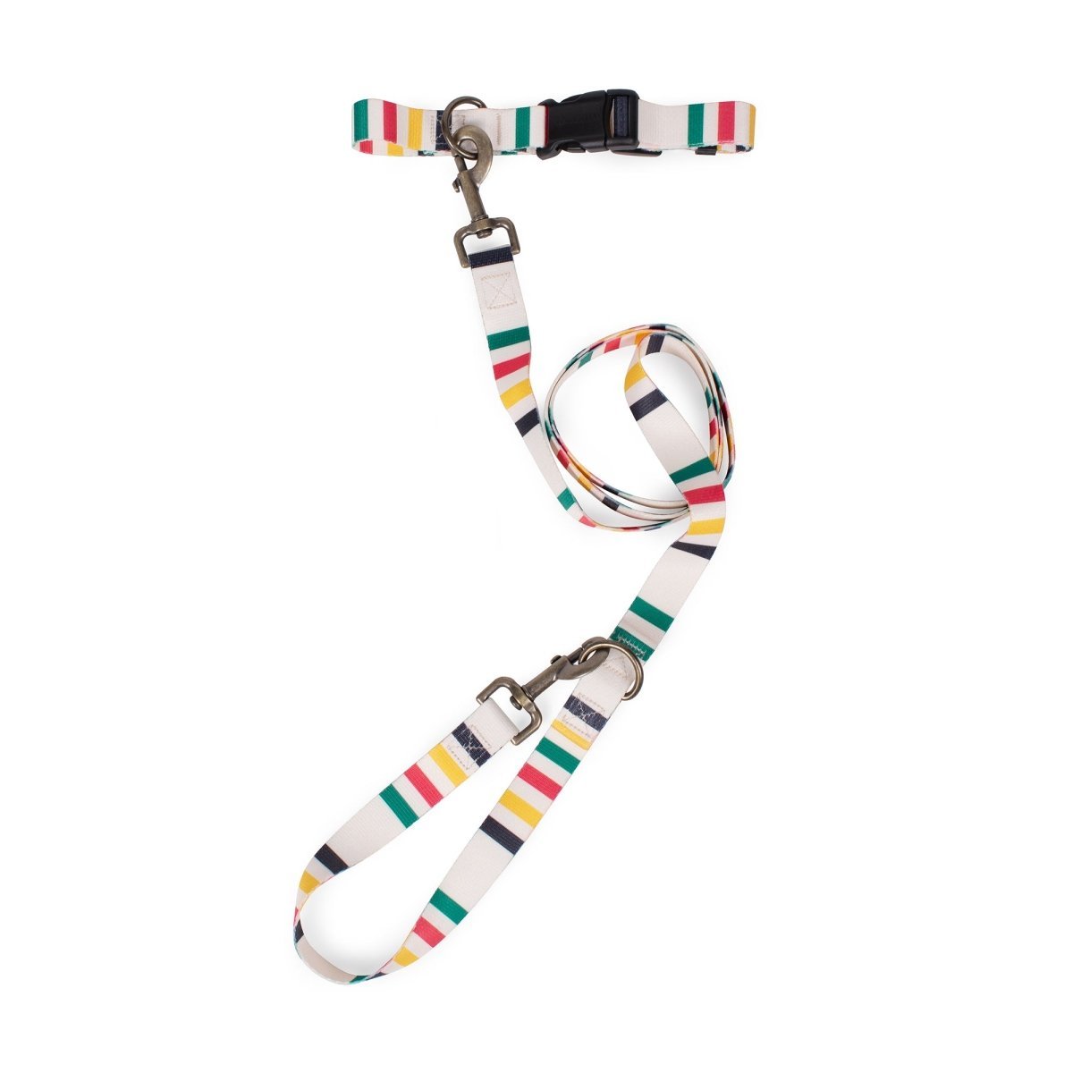 Pendleton National Park Adventure Leash | Recycled Polyester Dual-Snap Lead with D-Ring — Made in USA