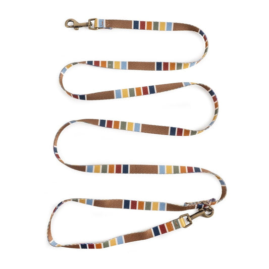Pendleton National Park Adventure Leash | Recycled Polyester Dual-Snap Lead with D-Ring — Made in USA
