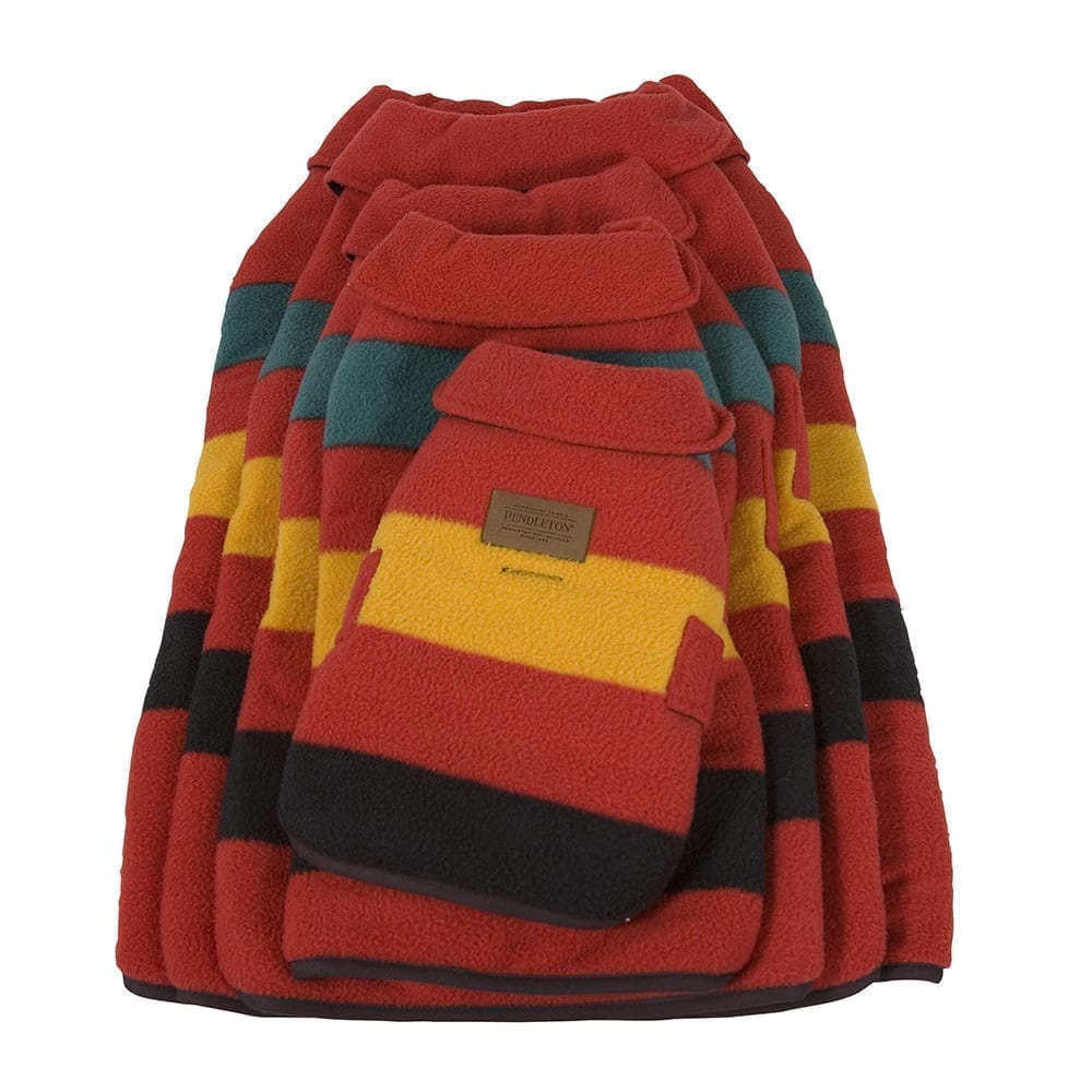 Pendleton National Park Dog Coat | Reversible 320 GSM Polar Fleece Jacket with Adjustable Belt & Leash Access