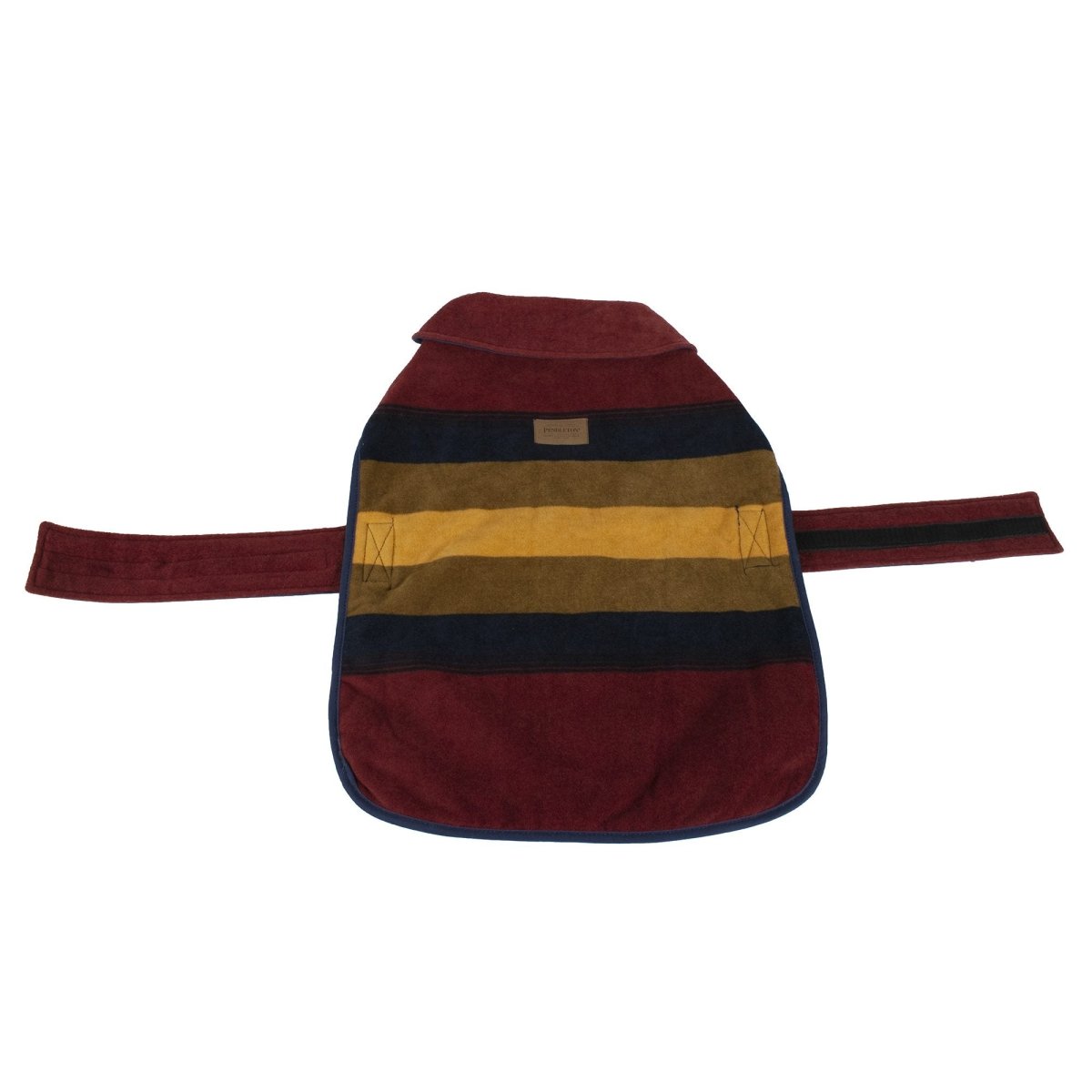 Pendleton National Park Dog Coat | Reversible 320 GSM Polar Fleece Jacket with Adjustable Belt & Leash Access