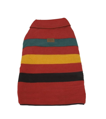 Pendleton National Park Dog Coat | Reversible 320 GSM Polar Fleece Jacket with Adjustable Belt & Leash Access