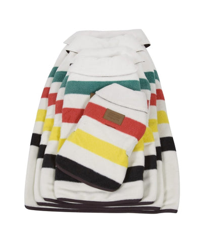 Pendleton National Park Dog Coat | Reversible 320 GSM Polar Fleece Jacket with Adjustable Belt & Leash Access