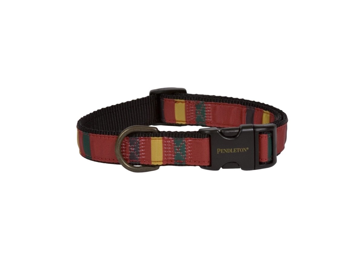 Pendleton National Park Hiker Collar | USA-Made Adjustable Outdoor Dog Collar with Vintage Park-Inspired Patterns