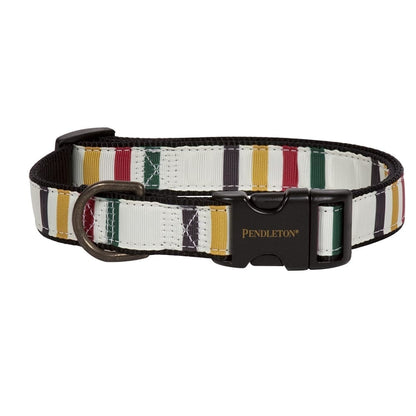 Pendleton National Park Hiker Collar | USA-Made Adjustable Outdoor Dog Collar with Vintage Park-Inspired Patterns
