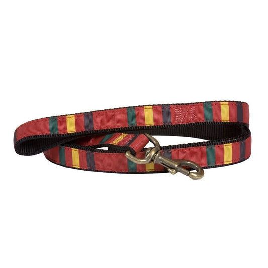 Pendleton National Park Hiker Leash | Durable Nylon Dog Leash with Grosgrain Ribbon & Brass Hardware (Made in USA)