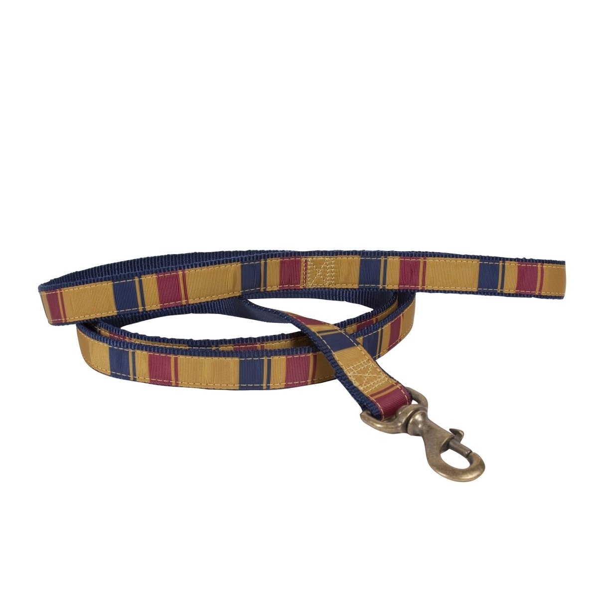 Pendleton National Park Hiker Leash | Durable Nylon Dog Leash with Grosgrain Ribbon & Brass Hardware (Made in USA)