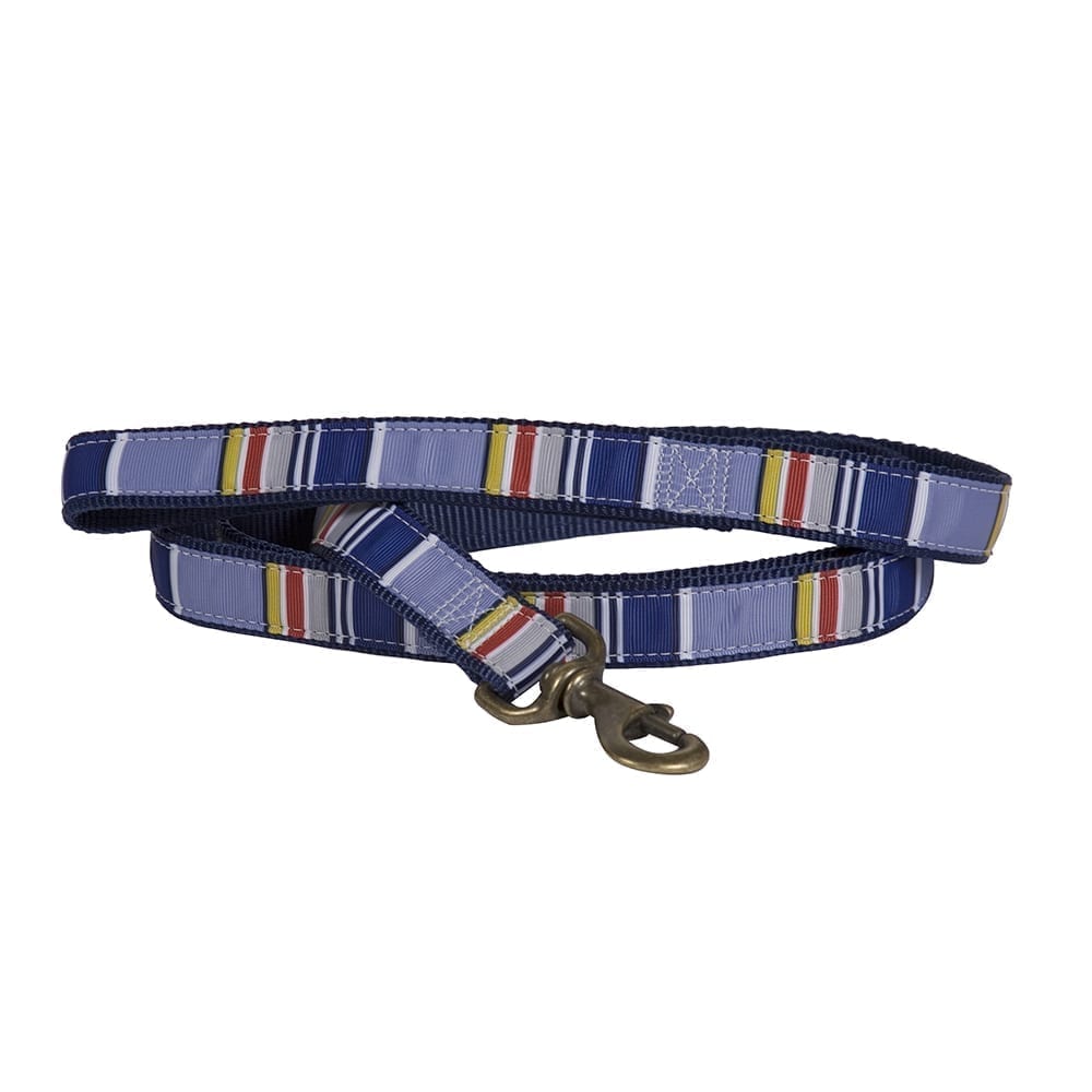 Pendleton National Park Hiker Leash | Durable Nylon Dog Leash with Grosgrain Ribbon & Brass Hardware (Made in USA)