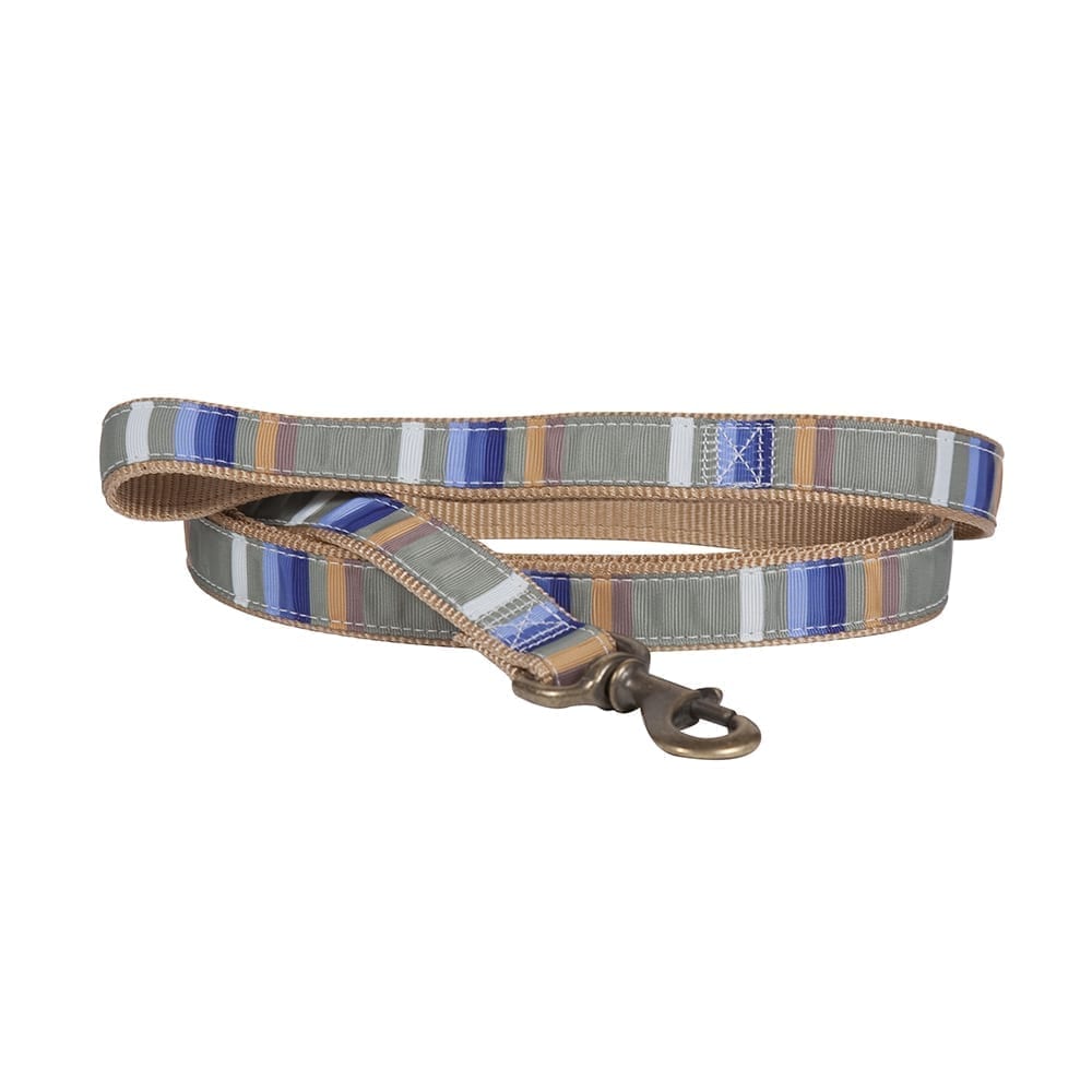 Pendleton National Park Hiker Leash | Durable Nylon Dog Leash with Grosgrain Ribbon & Brass Hardware (Made in USA)