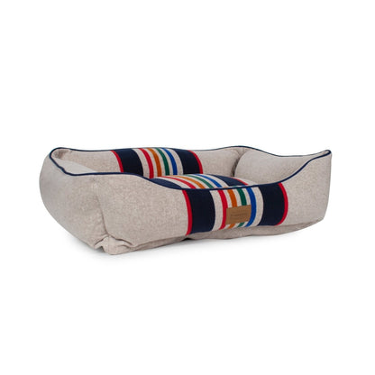 Pendleton National Park Kuddler | Non-Pill Fleece Bolster Dog Bed with Recycled Fill & Washable Cover