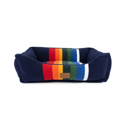 Pendleton National Park Kuddler | Non-Pill Fleece Bolster Dog Bed with Recycled Fill & Washable Cover
