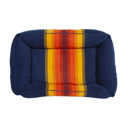 Pendleton National Park Kuddler | Non-Pill Fleece Bolster Dog Bed with Recycled Fill & Washable Cover