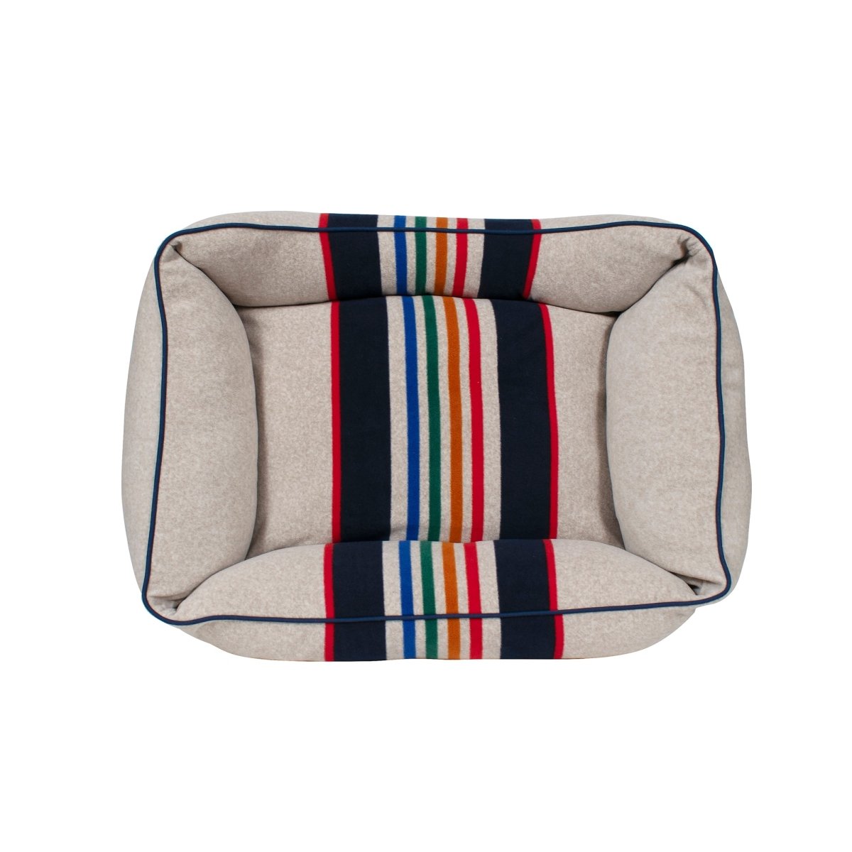 Pendleton National Park Kuddler | Non-Pill Fleece Bolster Dog Bed with Recycled Fill & Washable Cover