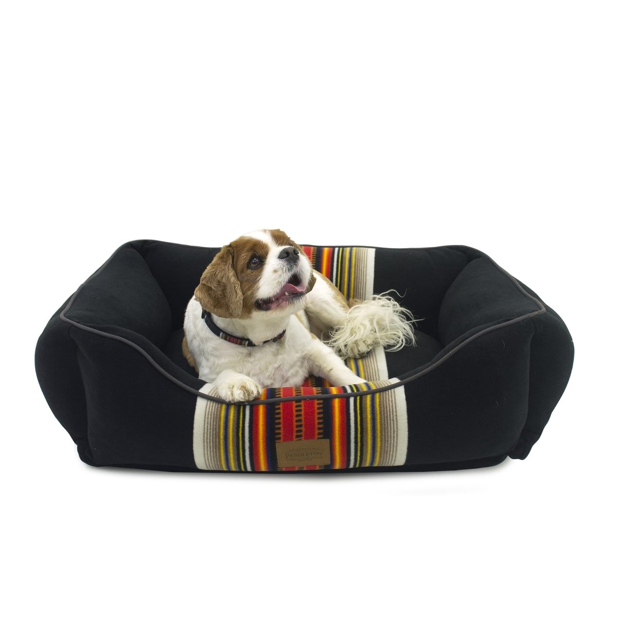 Pendleton National Park Kuddler | Non-Pill Fleece Bolster Dog Bed with Recycled Fill & Washable Cover