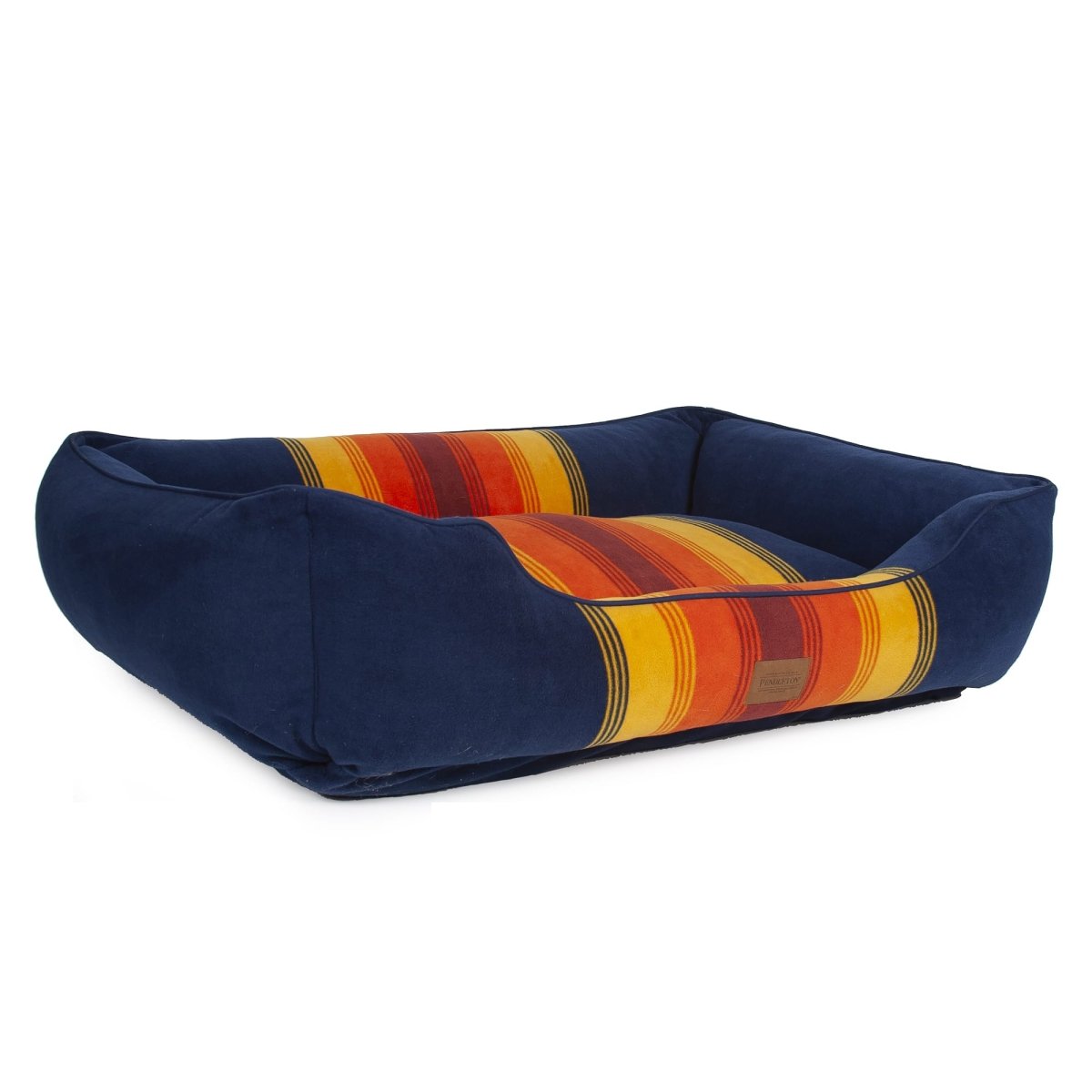 Pendleton National Park Kuddler | Non-Pill Fleece Bolster Dog Bed with Recycled Fill & Washable Cover