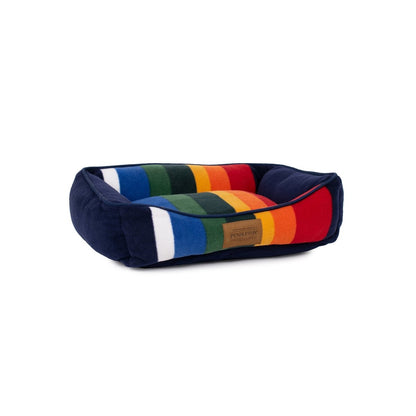 Pendleton National Park Kuddler | Non-Pill Fleece Bolster Dog Bed with Recycled Fill & Washable Cover