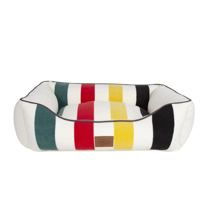 Pendleton National Park Kuddler | Non-Pill Fleece Bolster Dog Bed with Recycled Fill & Washable Cover