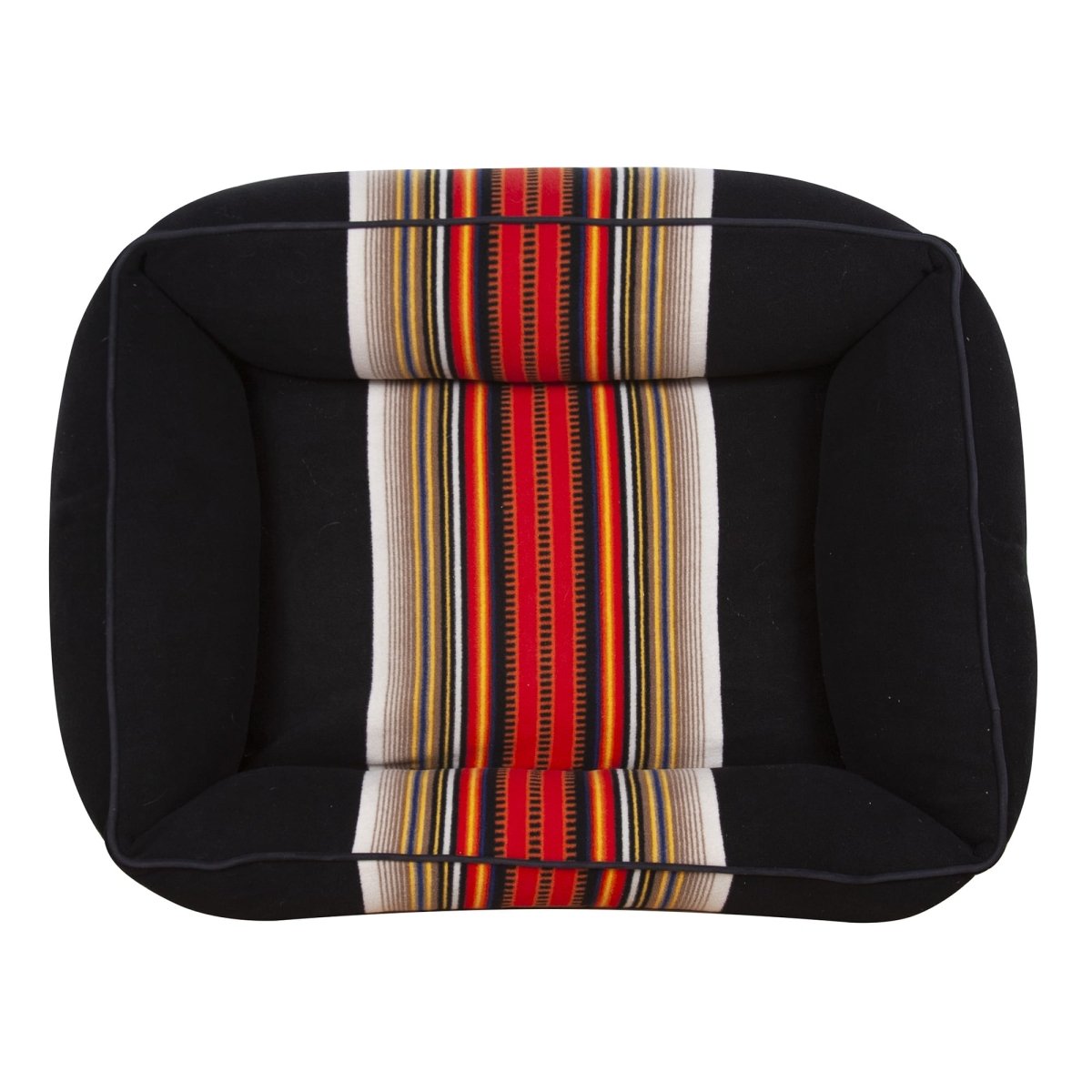 Pendleton National Park Kuddler | Non-Pill Fleece Bolster Dog Bed with Recycled Fill & Washable Cover