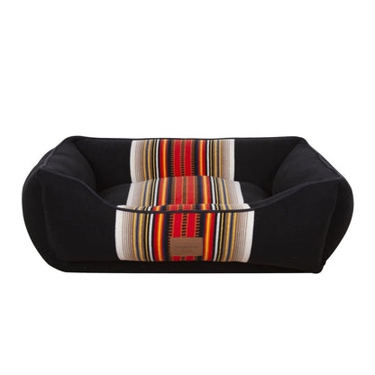 Pendleton National Park Kuddler | Non-Pill Fleece Bolster Dog Bed with Recycled Fill & Washable Cover