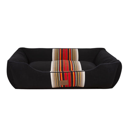 Pendleton National Park Kuddler | Non-Pill Fleece Bolster Dog Bed with Recycled Fill & Washable Cover