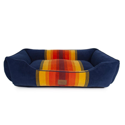 Pendleton National Park Kuddler | Non-Pill Fleece Bolster Dog Bed with Recycled Fill & Washable Cover