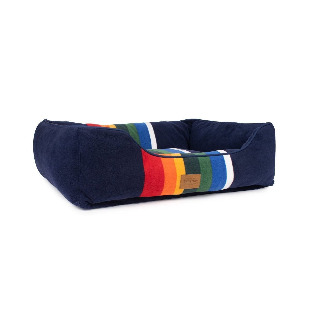 Pendleton National Park Kuddler | Non-Pill Fleece Bolster Dog Bed with Recycled Fill & Washable Cover