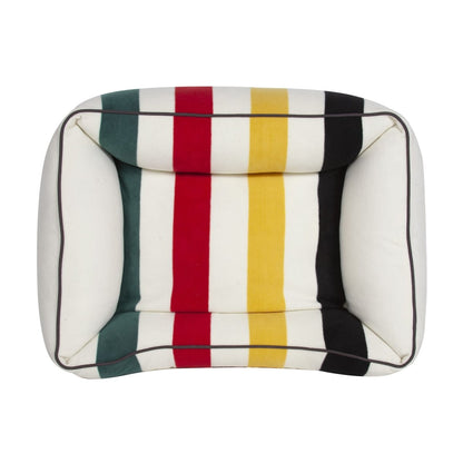 Pendleton National Park Kuddler | Non-Pill Fleece Bolster Dog Bed with Recycled Fill & Washable Cover