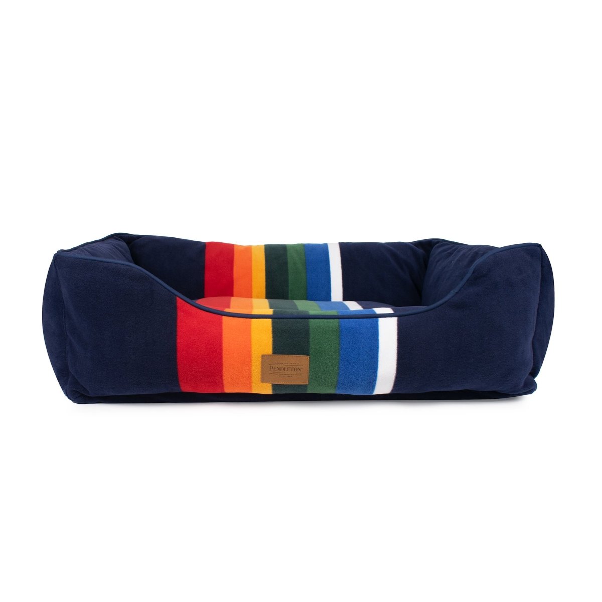 Pendleton National Park Kuddler | Non-Pill Fleece Bolster Dog Bed with Recycled Fill & Washable Cover