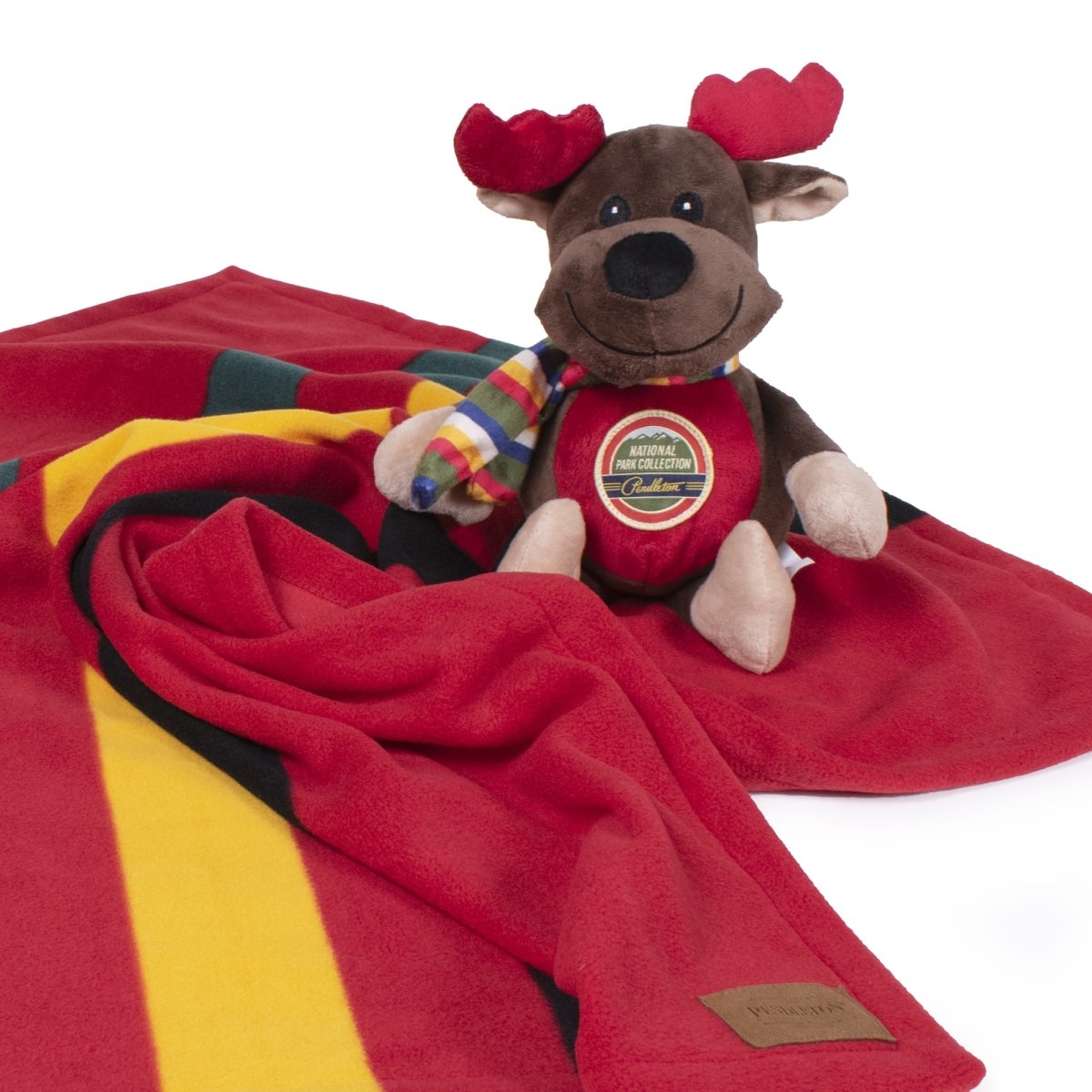 Pendleton National Park Pal Dog Toy | Soft Squeaker Plush with Embroidered Logo — Machine Washable