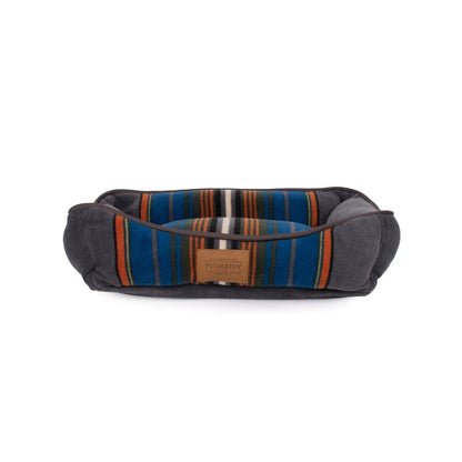 Pendleton Olympic National Park Kuddler Fleece Dog Bed | 320 GSM Polar Fleece Bolster Bed with Recycled MemoryFiber™ & Washable Cover
