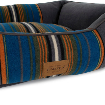 Pendleton Olympic National Park Kuddler Fleece Dog Bed | 320 GSM Polar Fleece Bolster Bed with Recycled MemoryFiber™ & Washable Cover