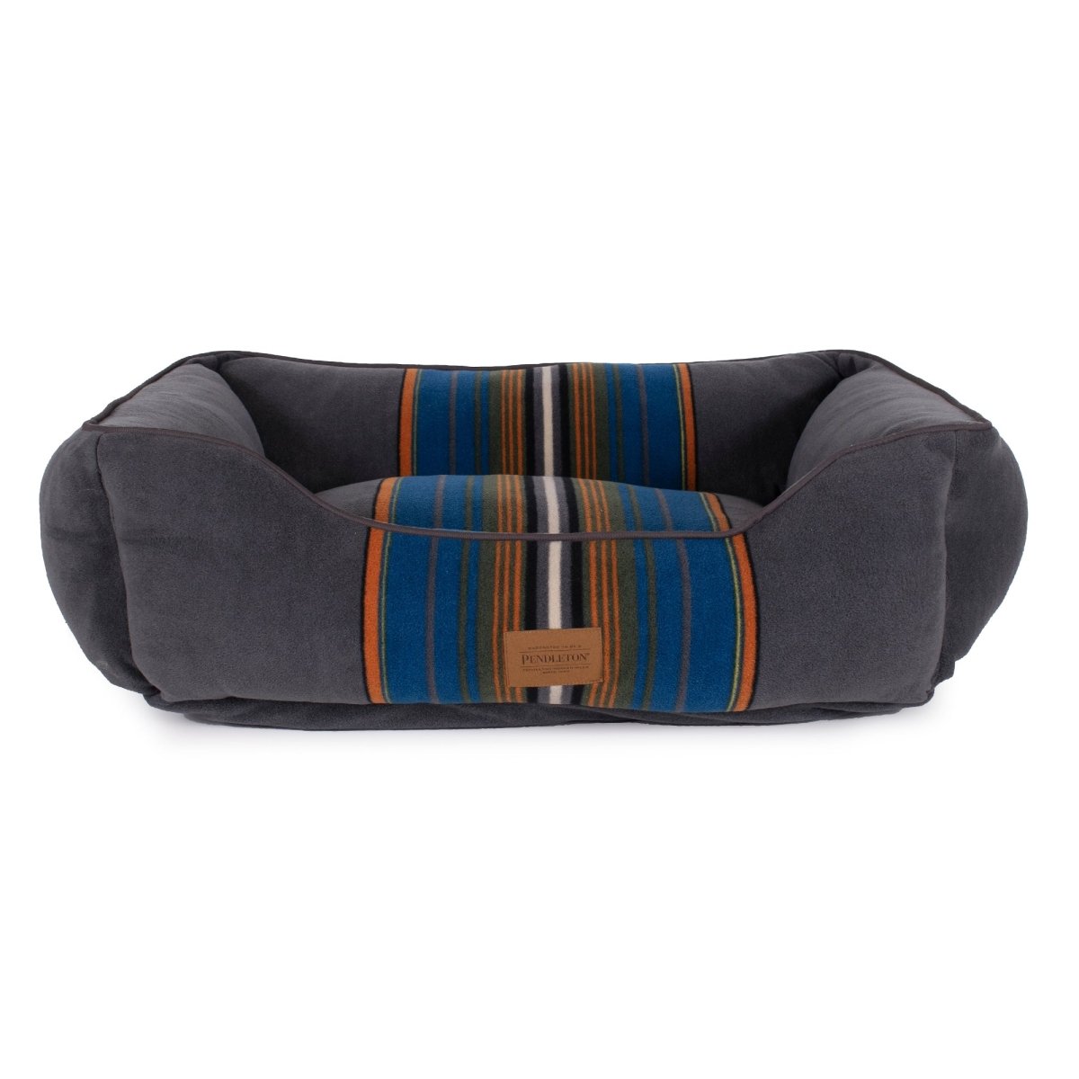 Pendleton Olympic National Park Kuddler Fleece Dog Bed | 320 GSM Polar Fleece Bolster Bed with Recycled MemoryFiber™ & Washable Cover