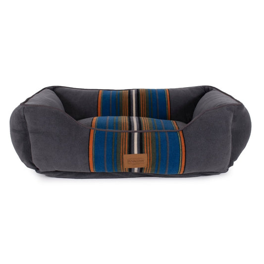 Pendleton Olympic National Park Kuddler Fleece Dog Bed | 320 GSM Polar Fleece Bolster Bed with Recycled MemoryFiber™ & Washable Cover