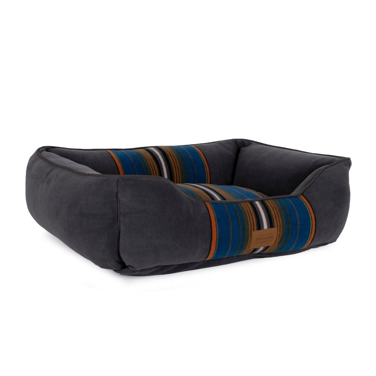 Pendleton Olympic National Park Kuddler Fleece Dog Bed | 320 GSM Polar Fleece Bolster Bed with Recycled MemoryFiber™ & Washable Cover