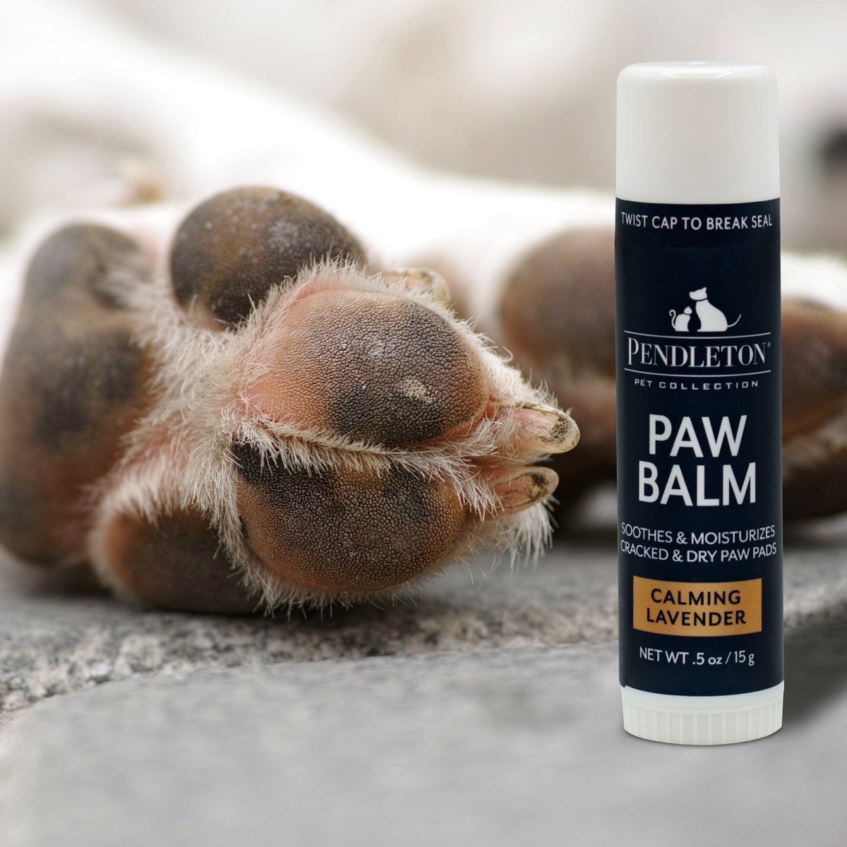 Pendleton Pet Paw Balm | Natural Healing & Moisturizing Balm for Dry, Cracked Dog Paw Pads