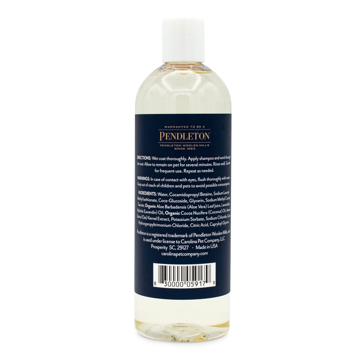 Pendleton Pet Shampoo | Hypoallergenic Aloe & Lavender Formula for Sensitive, Dry or Itchy Skin