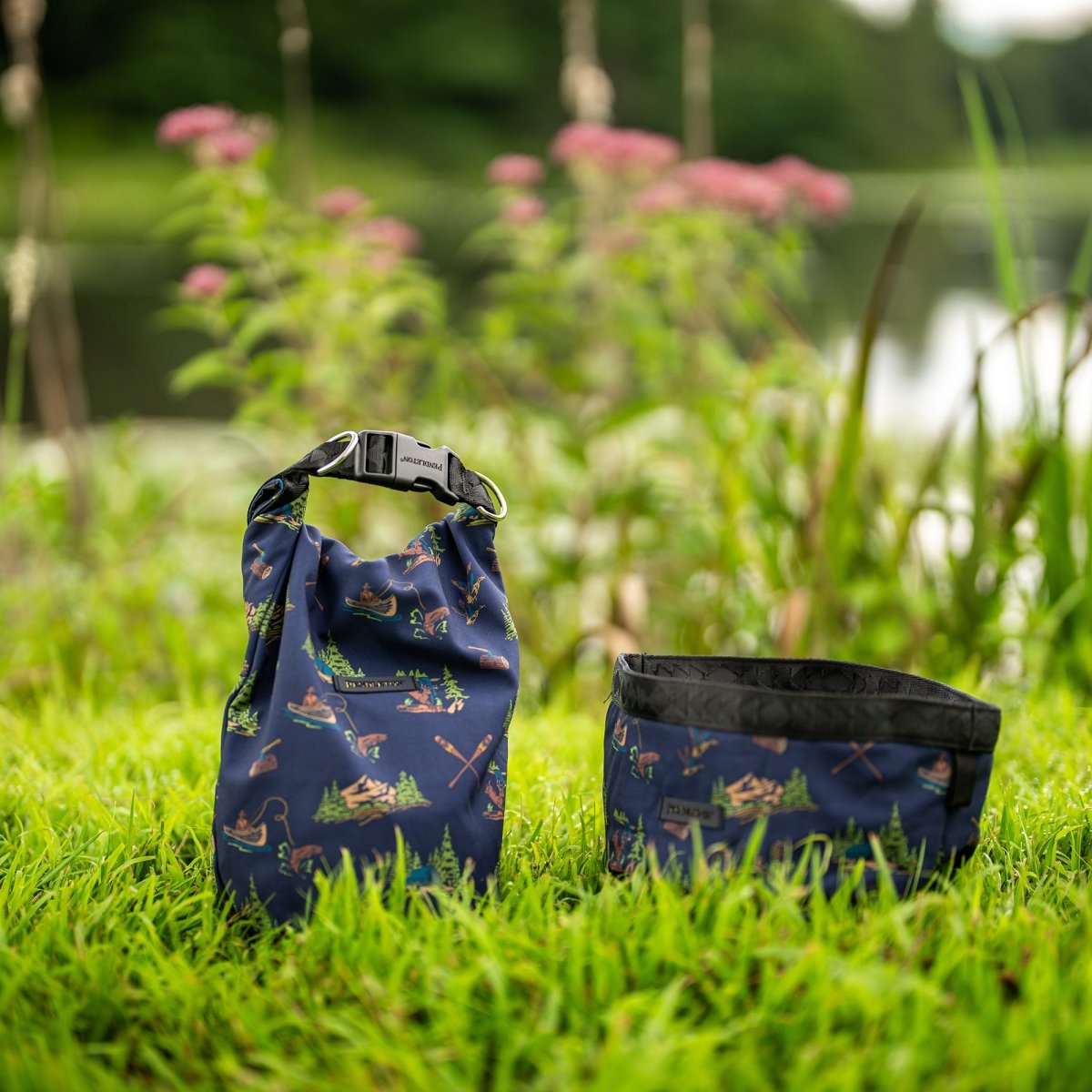 Pendleton Pet Travel Food Bag | Roll-Top Waterproof Dog Food Storage Bag (20-Cup Capacity)