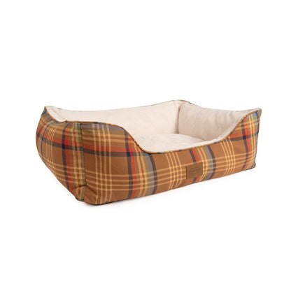 Pendleton Plaid Cozy Kuddler | Plush Bolstered Dog Bed with Washable Cover