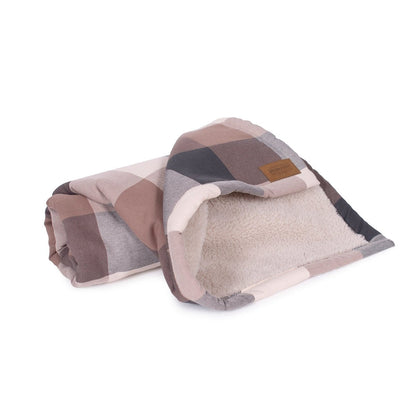 Pendleton Plaid Crate Blanket | Reversible Cotton Plaid & Sherpa Dog Blanket for Crate, Car & Travel