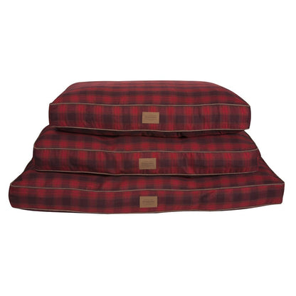 Pendleton Plaid Pet Napper | Durable Bolstered Dog Bed with Recycled Fill & Washable Cover
