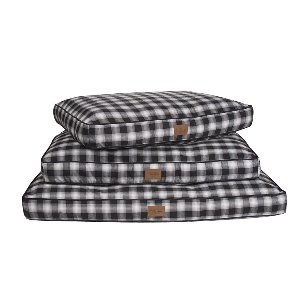 Pendleton Plaid Pet Napper | Durable Bolstered Dog Bed with Recycled Fill & Washable Cover