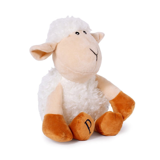Pendleton Plush Lamb Dog Toy | Soft Squeaky Plush with Embroidered Pendleton “P” Logo