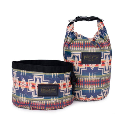Pendleton Portable Travel Food Bag | 20-Cup Roll-Top Dog Food Storage with Carry Handle & Water-Resistant Interior