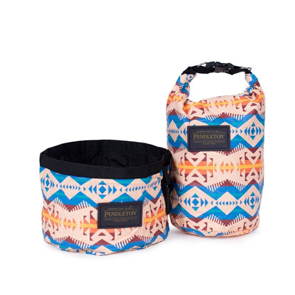 Pendleton Portable Travel Food Bag | 20-Cup Roll-Top Dog Food Storage with Carry Handle & Water-Resistant Interior