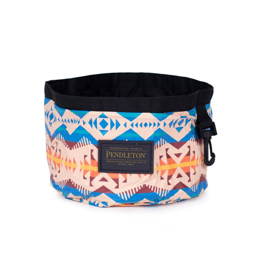 Pendleton Portable Travel Water Bowl | Collapsible 5-Cup Dog Water Bowl with Clip Attachment (Durable & Travel-Ready)