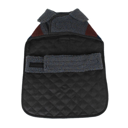 Pendleton Vintage Camp Berber Dog Coat | Reversible 370 GSM Plush Jacket with Leash Access & Adjustable Fit