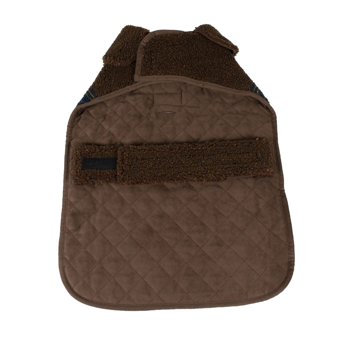 Pendleton Vintage Camp Berber Dog Coat | Reversible 370 GSM Plush Jacket with Leash Access & Adjustable Fit