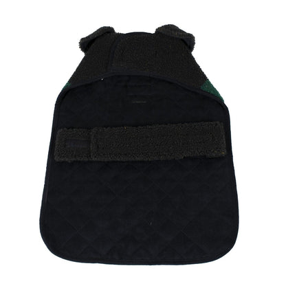 Pendleton Vintage Camp Berber Dog Coat | Reversible 370 GSM Plush Jacket with Leash Access & Adjustable Fit