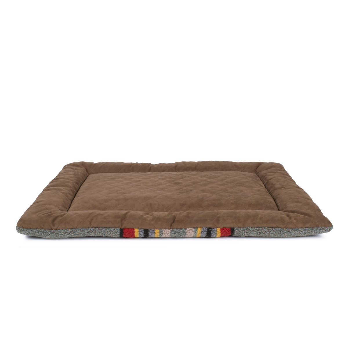 Pendleton Vintage Camp Comfort Cushion | Reversible Berber & Canvas Dog Bed for Home, Crates & Travel
