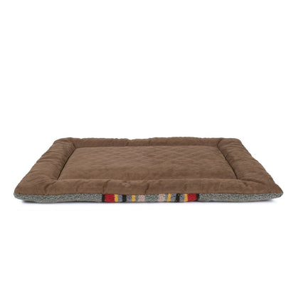 Pendleton Vintage Camp Comfort Cushion | Reversible Berber & Canvas Dog Bed for Home, Crates & Travel